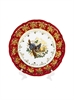 Набор десертных тарелок Красная охота 19 см (разные животные) / 6 шт / Royal Czech Porcelain 001053 - фото 95699