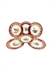Набор десертных тарелок Красная охота 19 см (разные животные) / 6 шт / Royal Czech Porcelain 001053 - фото 95701