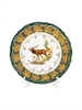 Набор десертных тарелок Зелёная охота 19 см (разные животные) / 6 шт / Royal Czech Porcelain 001015 - фото 95784