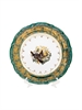 Набор обеденных тарелок Зелёная охота 24 см (разные животные) / 6 шт / Royal Czech Porcelain 001033 - фото 95808