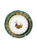 Набор обеденных тарелок Зелёная охота 24 см (разные животные) / 6 шт / Royal Czech Porcelain 001033 - фото 95810