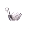 Конфетница лебедь Crystalite Bohemia 18 см 68780 - фото 95958
