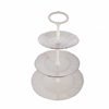Горка  трехярусная  "Бернадот Платина" Bernadotte (тарелки 25/19/15,5 см) ББ2965 - фото 97173