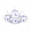 Сервиз чайный на 6 персон 15 предметов "Бернадотт Синие розы" Bernadotte ББ43748 - фото 97214