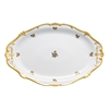 Блюдо овальное 36 см "Роза золотая" ББ332 - фото 97662