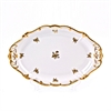 Блюдо овальное 32 см "Роза золотая" ББ4597 - фото 97779