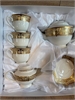Чайный сервиз Belveder (Gold & Cream) 15 предметов на 6 персон в подарочной коробке 000352 - фото 98433