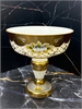 Конфетница 16 см на ножке (6222) Белая лепка 001257 - фото 98456