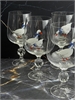 Набор бокалов для вина Гуси / 340 мл / 6 штук / Bohemia Crystal 001614 - фото 98744