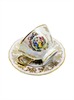 Чайная пара Мадонна Перламутровая / 1 шт / 200 мл / блюдце 155 мм / Royal Czech Porcelain 001047 - фото 99132