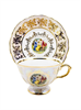 Чайная пара Мадонна Перламутровая / 1 шт / 200 мл / блюдце 155 мм / Royal Czech Porcelain 001047 - фото 99133